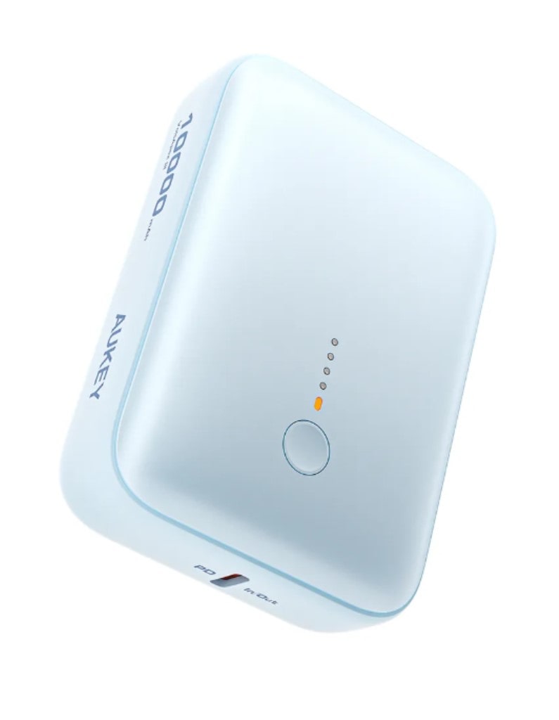 Aukey Technology Co.,Ltd. Spark Mini 10000mAhモバイルバッテリー 20W PD PB-Y55 ブルー PB-Y55-BL