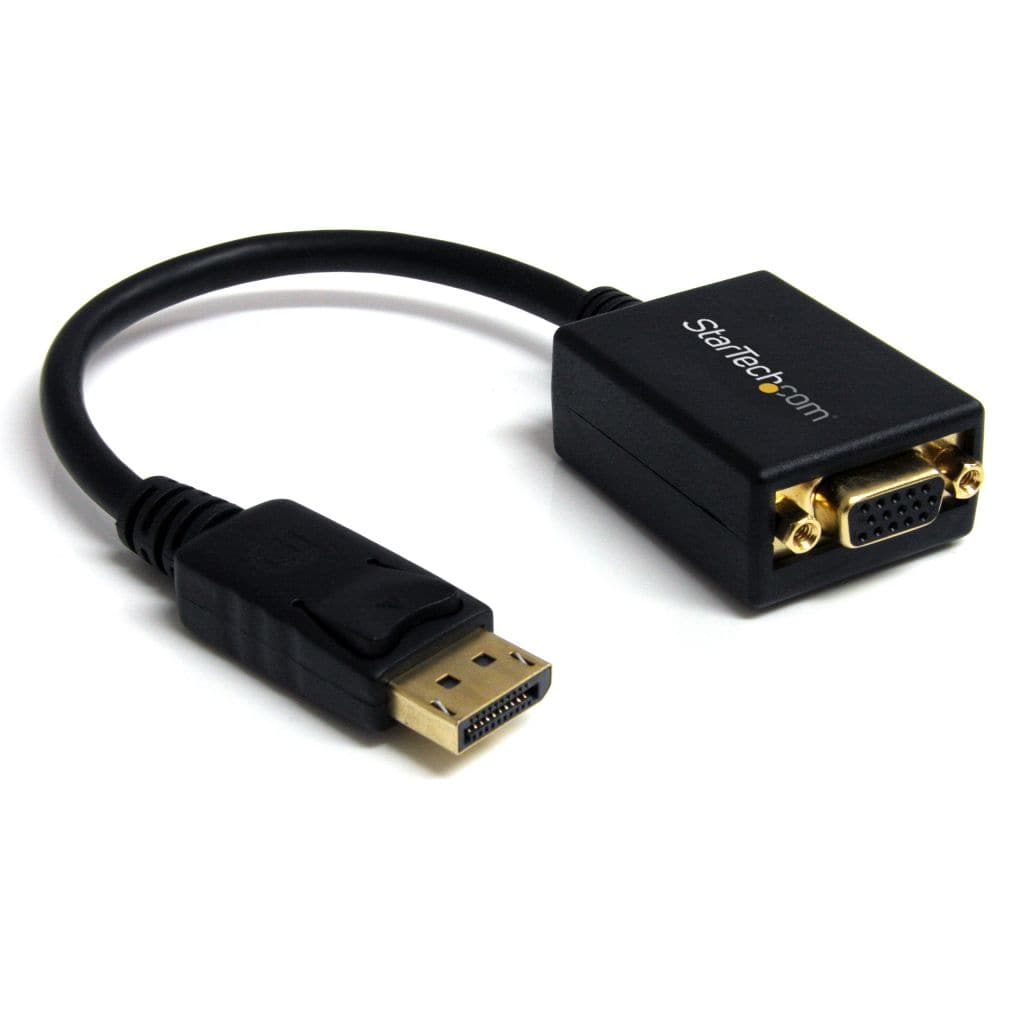 StarTech.com Ltd. DisplayPort(オス)－VGA(メス)変換アダプタ ディスプレイポート/ DP－VGA (D-Sub15ピン) 変換ケーブル 1920x1200 ブラック DP2VGA2