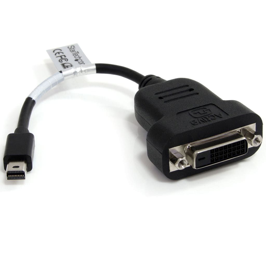StarTech.com Ltd. Mini DisplayPort-DVI 変換アダプタ/mDP 1.2-DVI-Dビデオ変換/1080p/ミニディスプレイポート-DVI シングルリンク映像コンバータ/アクティブアダプタ MDP2DVIS
