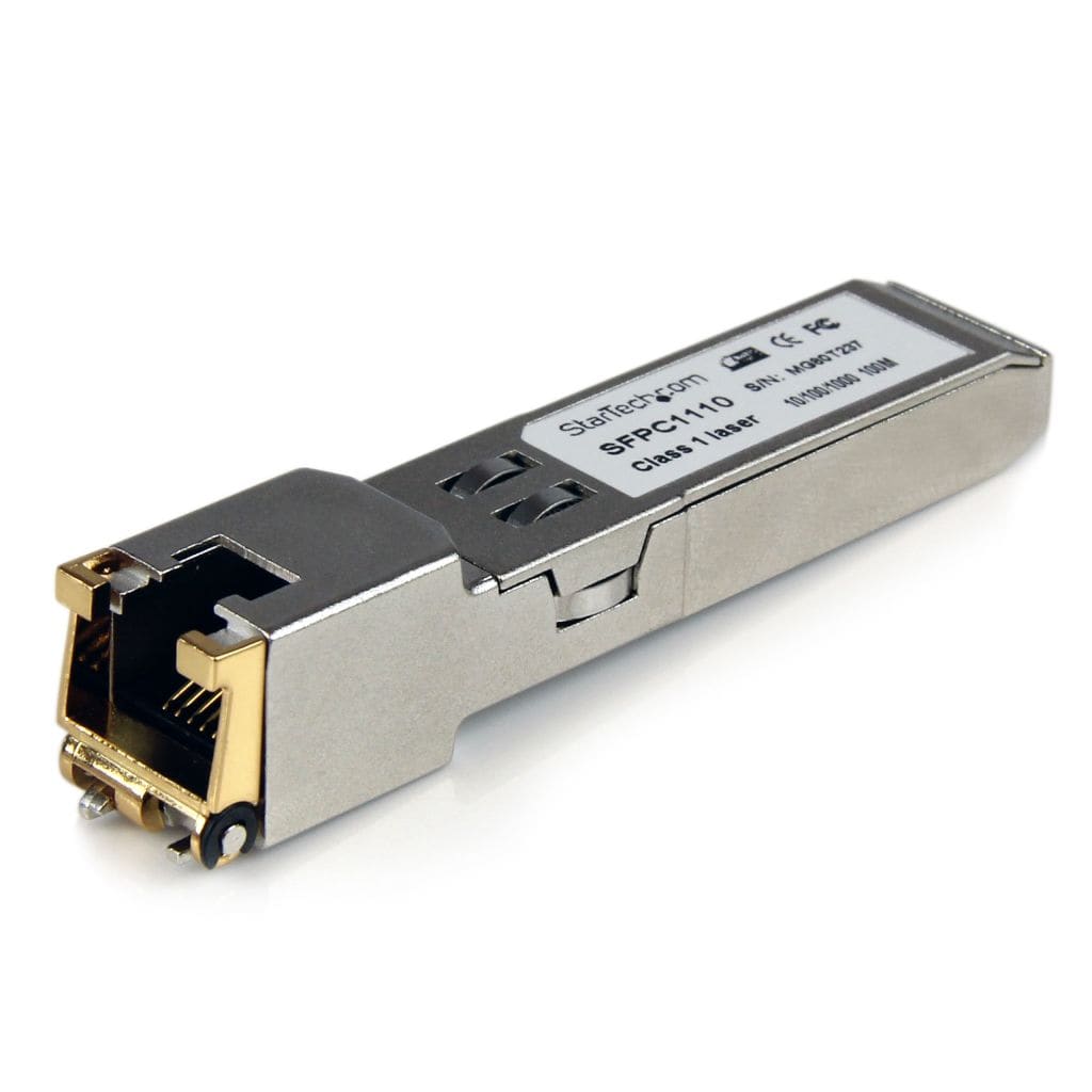 StarTech.com Ltd. SFPモジュール/Cisco製品SFP-C1110互換/1000BASE-T準拠RJ45銅線トランシーバ SFPC1110