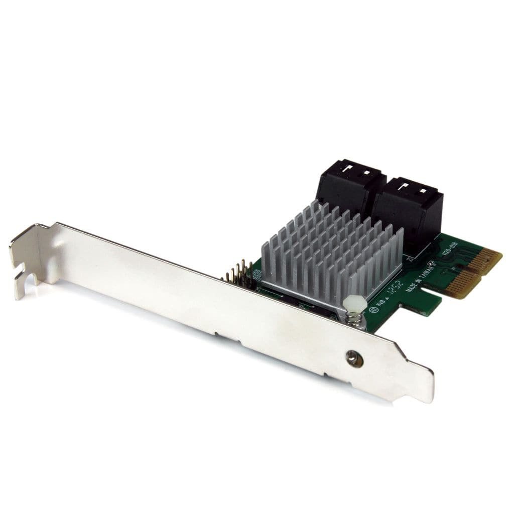 StarTech.com Ltd. PCI Expressカード/x2/PCIe 2.0-4ポート SATA 3.0/HyperDuo機能/アレイ(RAID)コントローラー/標準&ロープロファイルブラケット/PCIe 増設 拡張 変換 インターフェース アダプター  ボード PEXSAT34RH