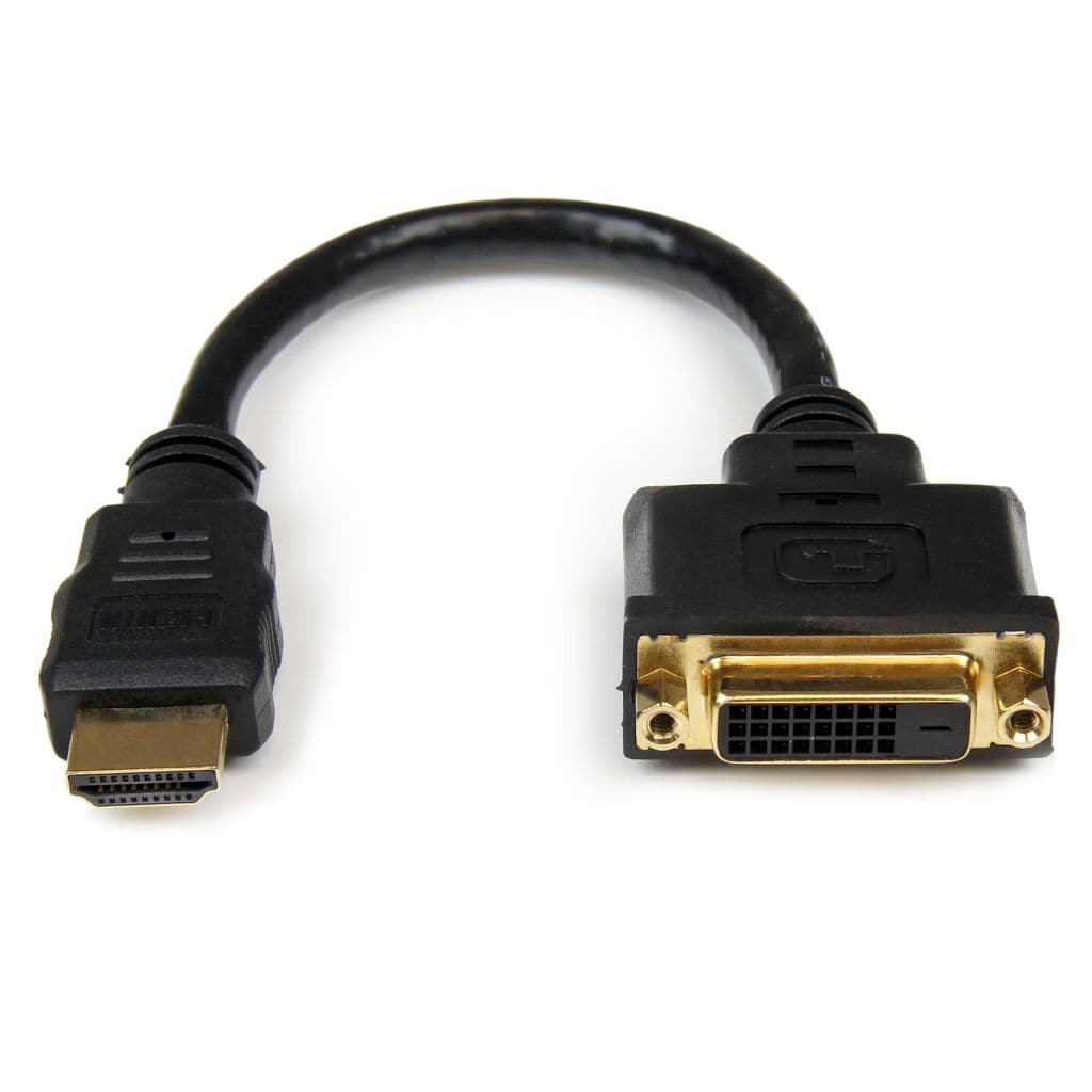 StarTech.com Ltd. 20cm HDMI-DVI-D変換ケーブル HDMI(19ピン) オス-DVI-D(25ピン) メス HDDVIMF8IN