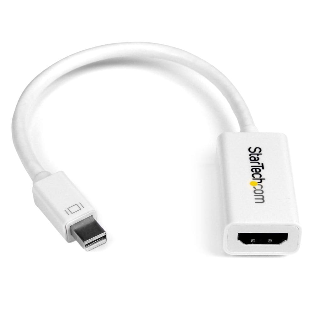 StarTech.com Ltd. Mini DisplayPort-HDMI 変換アダプタ/mDP 1.2-HDMI ビデオ変換/4K30Hz/ミニディスプレイポート-HDMI 映像コンバータ/ミニDP-HDMI アクティブアダプタ/ホワイト MDP2HD4KSW