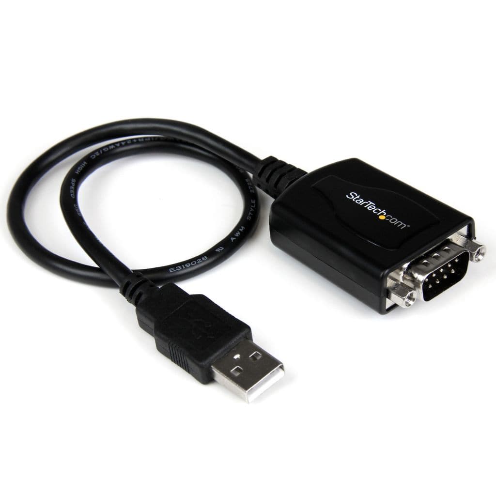 StarTech.com Ltd. プロ仕様USB-RS232Cシリアル変換ケーブル 1x USB A オス-1x DB-9(D-Sub 9ピン)オス シリアルコンバータ/変換アダプタ COMポート番号保持機能 ICUSB2321X