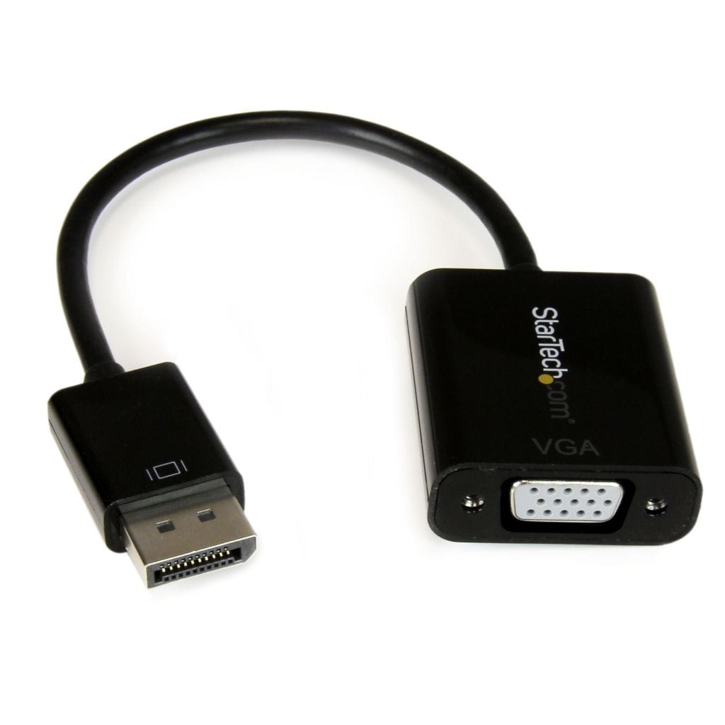 StarTech.com Ltd. DisplayPort(オス)ーVGA(メス)変換アダプタ ディスプレイポート/DPーVGA(D-Sub15ピン)変換ケーブル 1920x1200 ブラック DP2VGA3