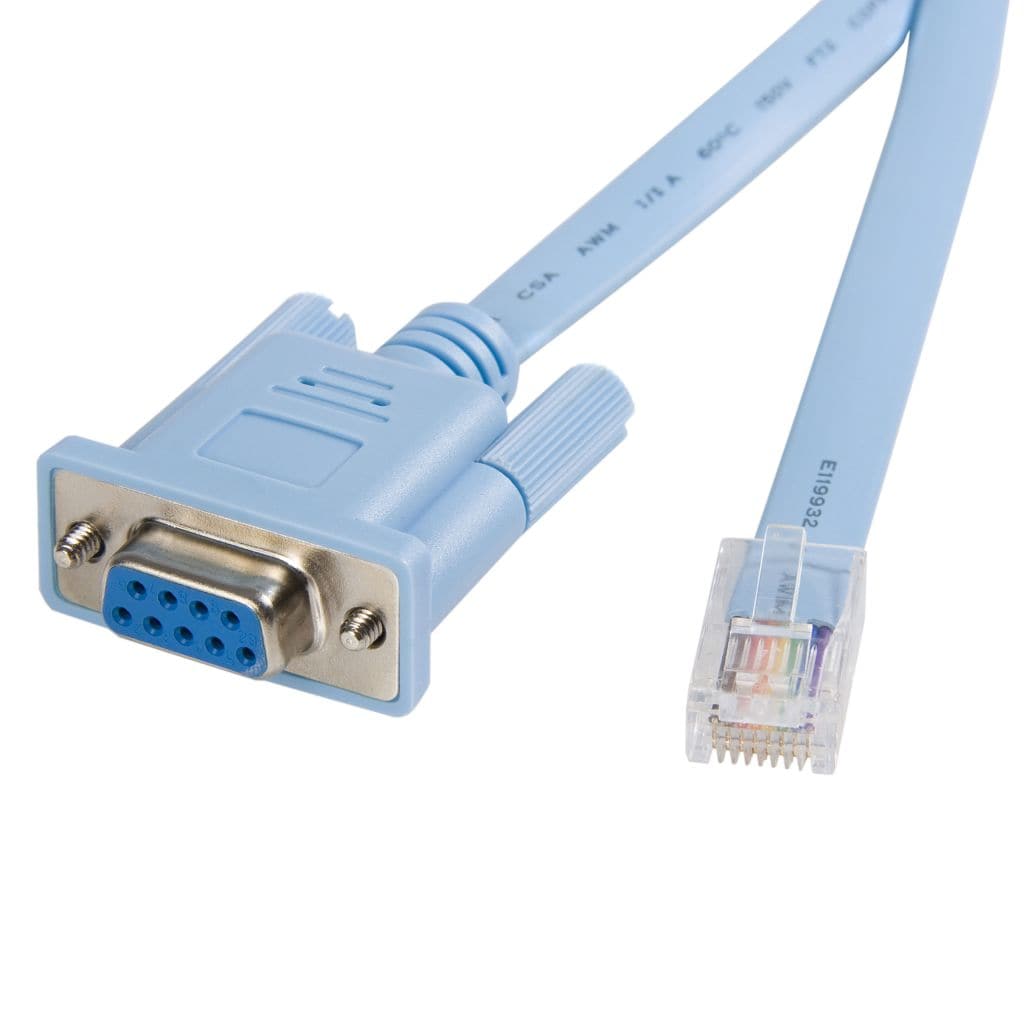 StarTech.com Ltd. 1.8m RJ45-DB9 Ciscoコンソールケーブル RJ45 オスーD-Sub 9ピン メス シスコルータ用ケーブル DB9CONCABL6