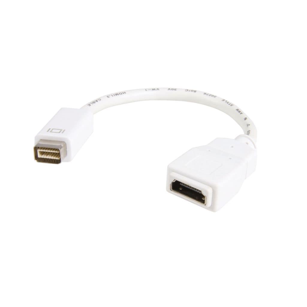 StarTech.com Ltd. Mini DVI-HDMI変換アダプタ (Macbook/iMac対応) mini DVI(オス) 32ピンーHDMI(メス) 19ピン ホワイト MDVIHDMIMF