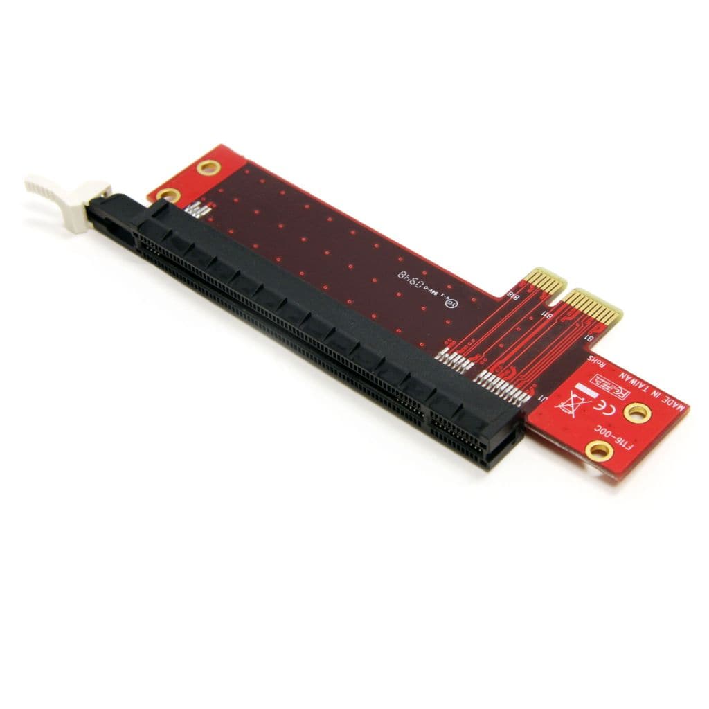 StarTech.com Ltd. PCI Express x1-x16変換カード ロープロファイル用スロット拡張アダプタ(PCIe x1からx16へ) PEX1TO162
