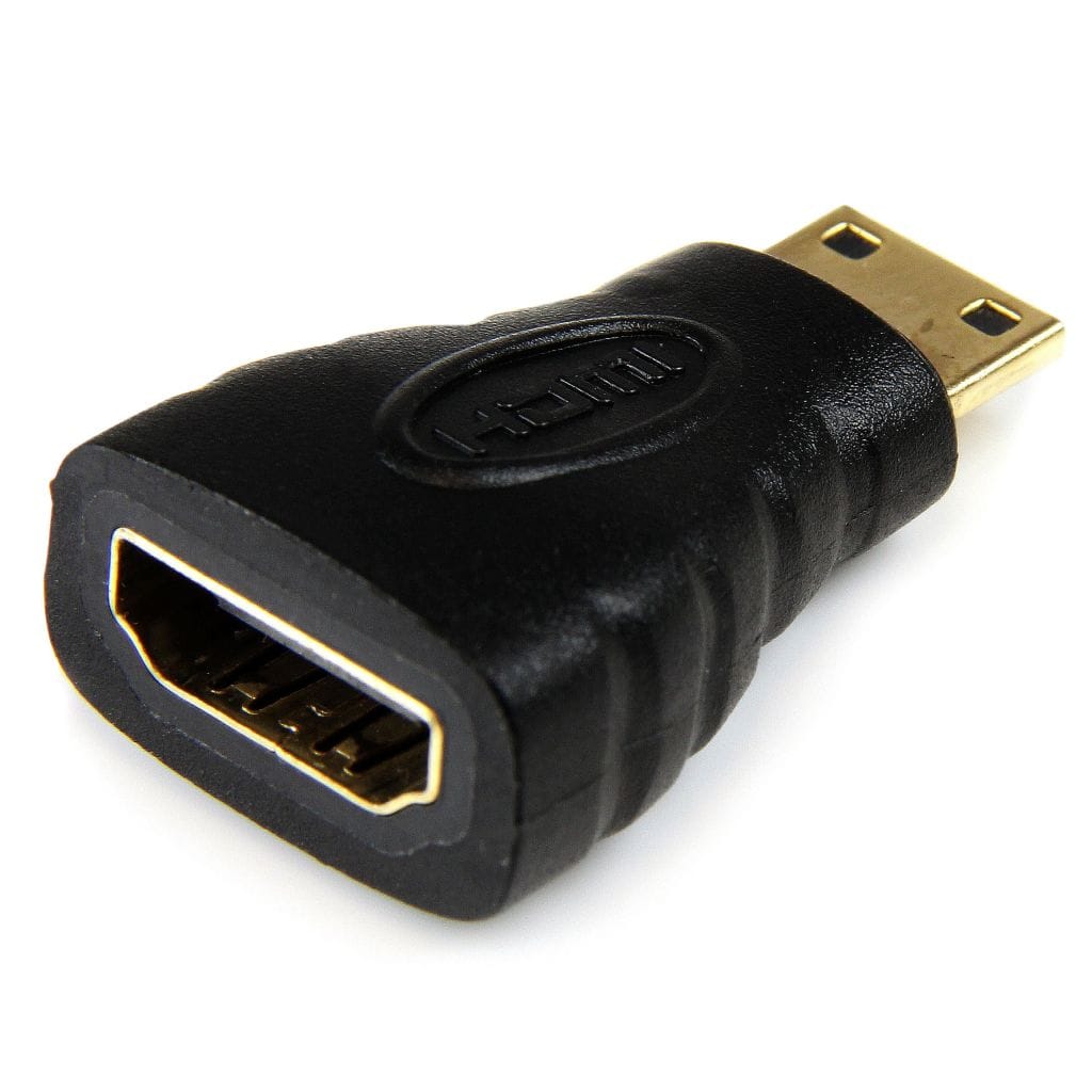 StarTech.com Ltd. ミニHDMI-HDMI 変換アダプタ/ハイスピード Mini HDMI-HDMI 1.4/4K30Hz/ミニHDMI タイプC オス-HDMIメス/ブラック HDACFM