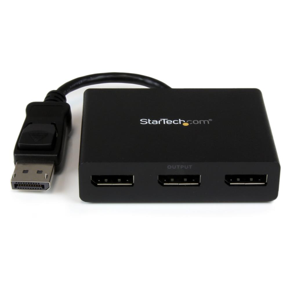 StarTech.com Ltd. マルチディスプレイアダプター/DisplayPort 1.2接続/デュアルDisplayPort 4K30Hzまたはトリプル1080p 60Hz/Windowsのみ/マルチモニター グラフィックアダプター/3画面 ビデオ 分配器 スプリッター MSTDP123DP