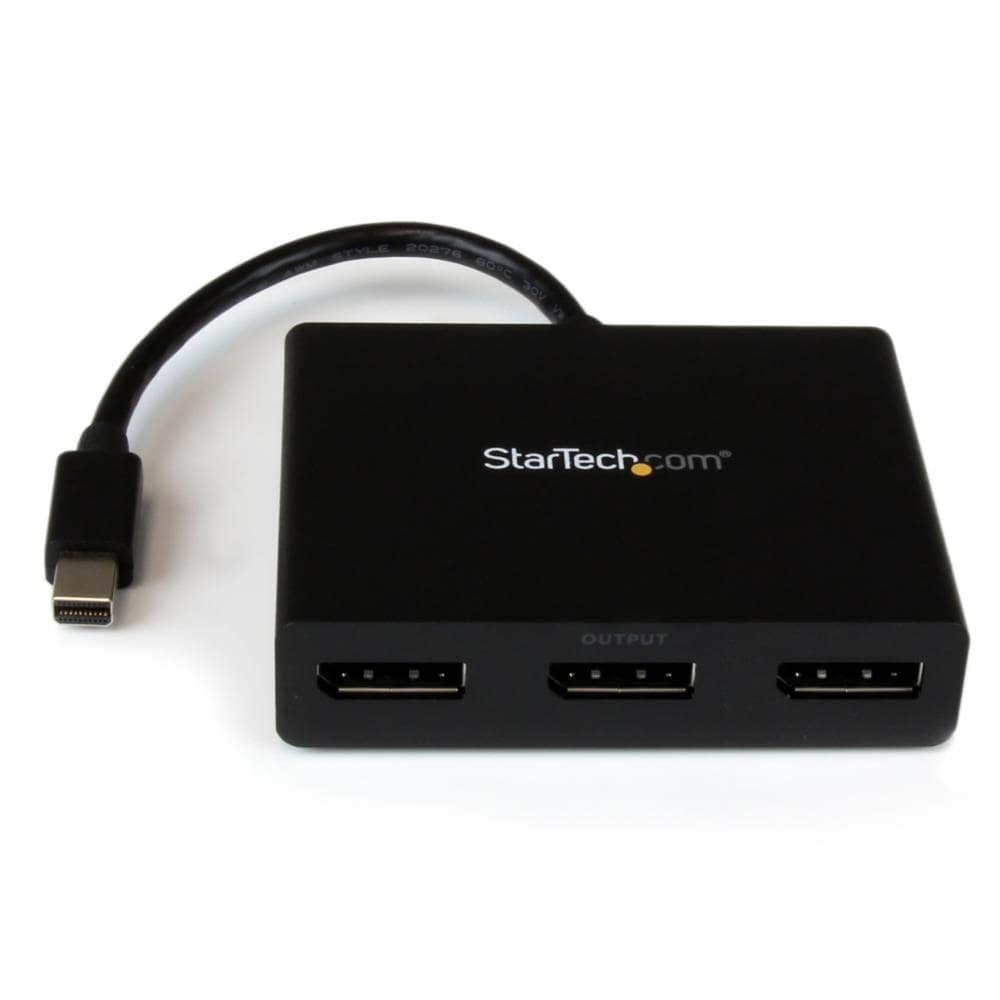 StarTech.com Ltd. 3ポートMSTハブ Mini DisplayPort - 3x DsiplayPort マルチモニタースプリッタ 4K対応 ミニディスプレイポート(オス) - 3ポート ディスプレイポート(メス) Windowsのみ対応 MSTMDP123DP