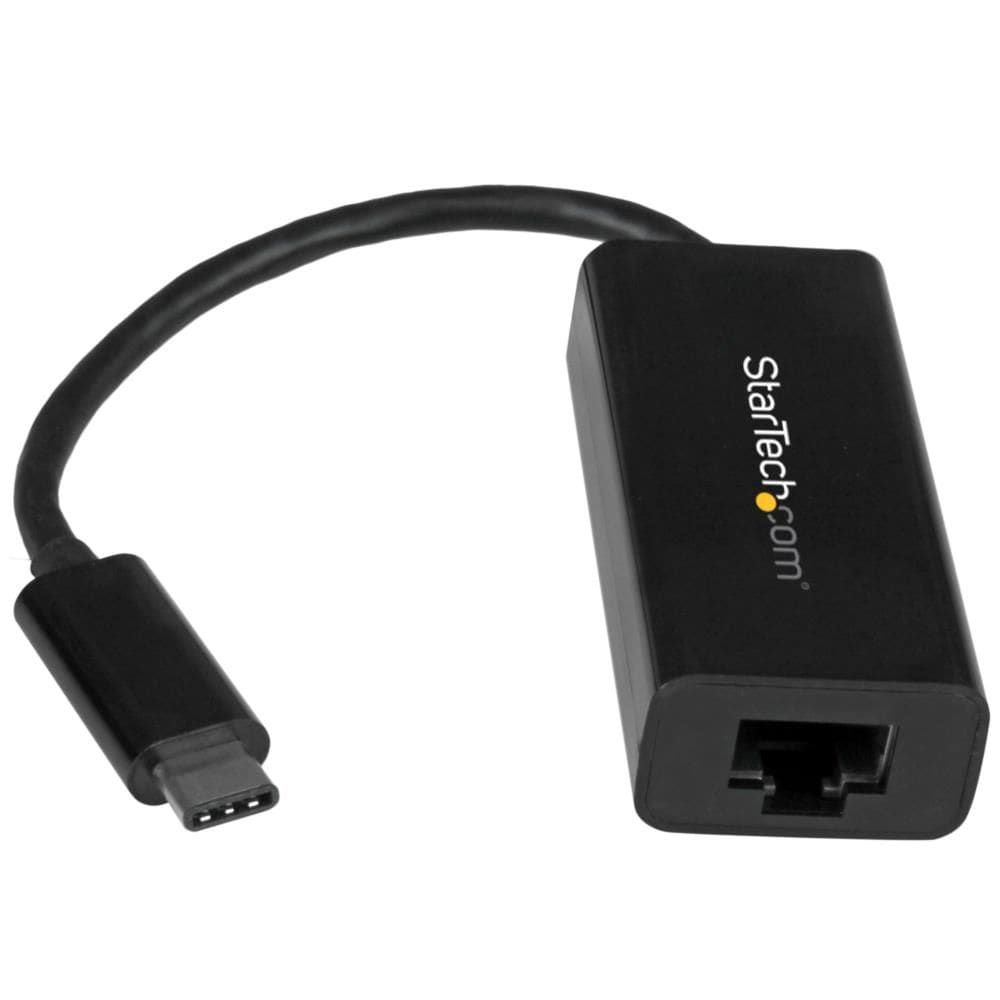 StarTech.com Ltd. USB有線LANアダプター/USB-C接続/USB 3.2 Gen1/10/100/1000Mbps/Thunderbolt 3互換/各種OS/ブラック/ギガビットイーサネット/ノートパソコン用 Type-C RJ45 ネットワーク 変換 コンバーター US1GC30B