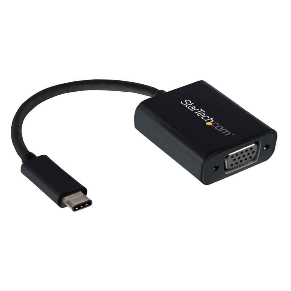 StarTech.com Ltd. USB-C-VGA ディスプレイ変換アダプター/1920x1200(1080p)/DP Altモード/Thunderbolt 3対応/USB Type-CパソコンからVGAモニター プロジェクターへの変換コネクター CDP2VGA