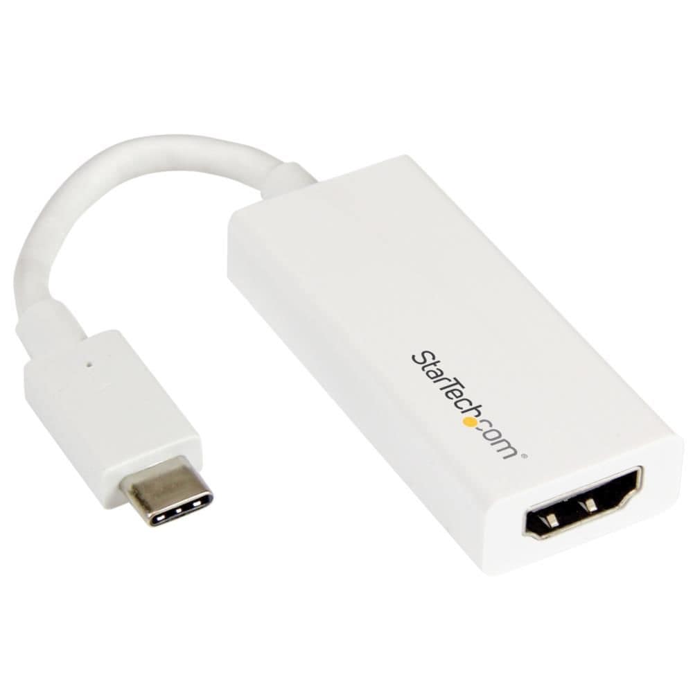 StarTech.com Ltd. USB-C-HDMIディスプレイアダプタ ホワイト USB 3.1 Type-C(オス)-HDMI(メス)4K解像度対応 CDP2HDW