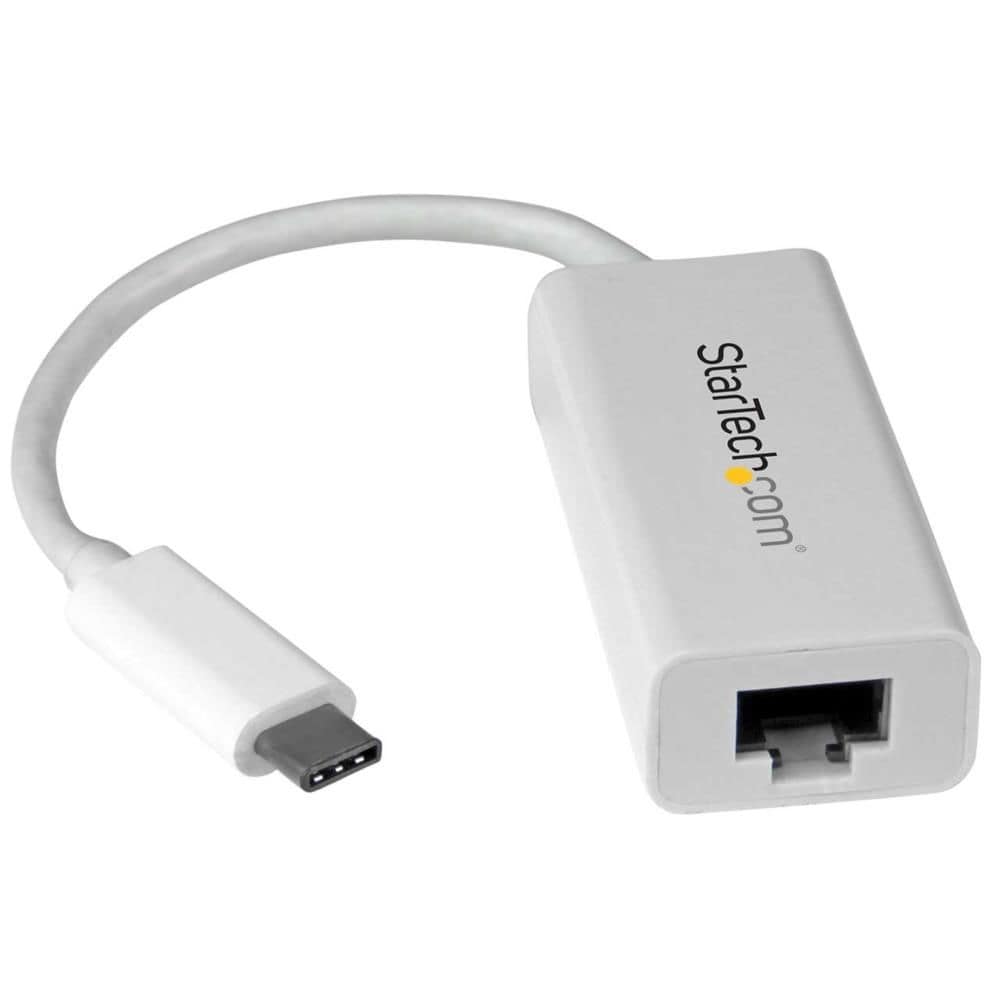 StarTech.com Ltd. USB有線LANアダプター/USB-C接続/USB 3.2 Gen1/10/100/1000Mbps/Thunderbolt 3互換/各種OS/ホワイト/ギガビットイーサネット/ノートパソコン用 RJ45 ネットワーク 変換 コンバーター US1GC30W