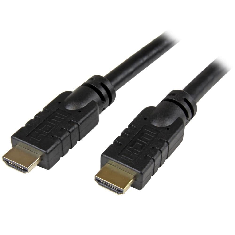 StarTech.com Ltd. HDMI 1.4 ケーブル/30m/アクティブ/4K30Hz/CL2規格/壁内配線可/3D映像/イーサネット対応/Hight Speed HDMI&reg;/オス-オス/ブラック/ウルトラHD UHD/Ultra HD 4K モニター ディスプレイ コード HDMM30MA