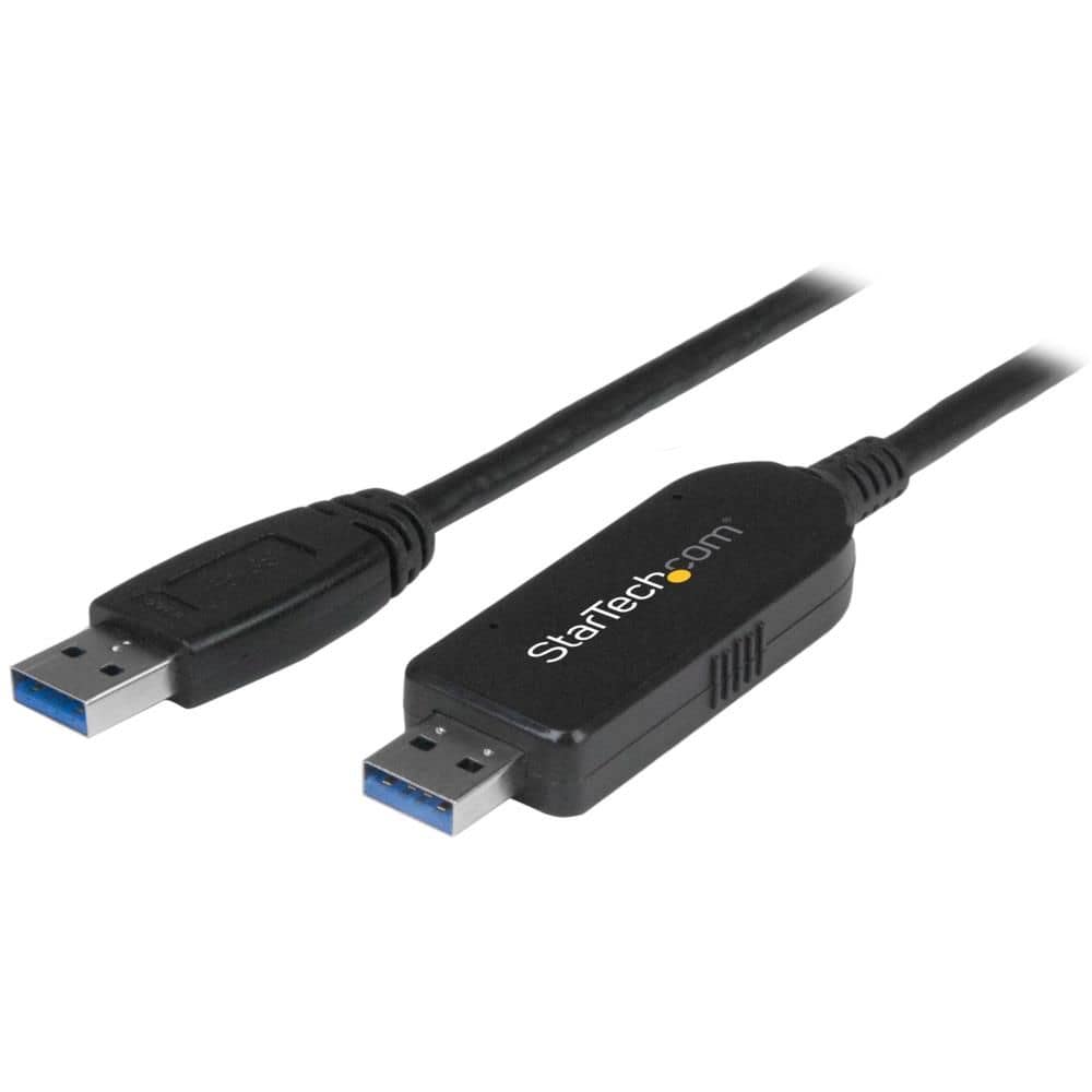 StarTech.com Ltd. データ リンクケーブル/USB 3.0 Type-A-Type-A/2m/ドラッグ&ドロップ対応/Mac & Windows対応/USB データ 移行 転送 Link ケーブル USB3LINK