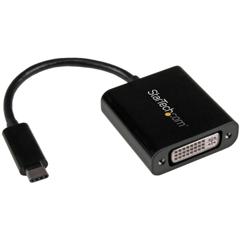 StarTech.com Ltd. USB-C-DVIディスプレイ変換アダプター/1920x1200/DP Altモード/Thunderbolt 3対応/USB Type-CパソコンからDVIモニター プロジェクターへの変換コネクター CDP2DVI