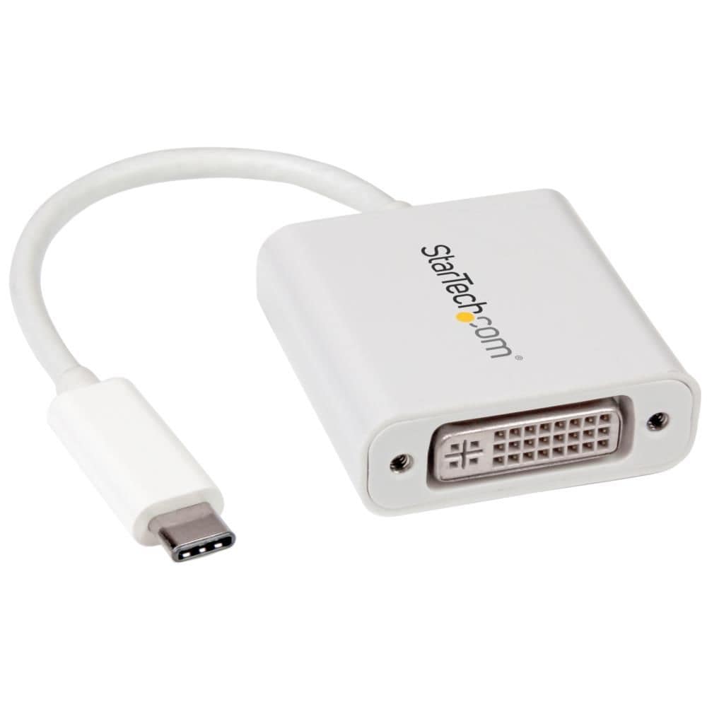 StarTech.com Ltd. USB type-C - DVI変換アダプタ(ホワイト) USB-C ポート搭載MacBook/ Chrombook Pixelに対応 CDP2DVIW