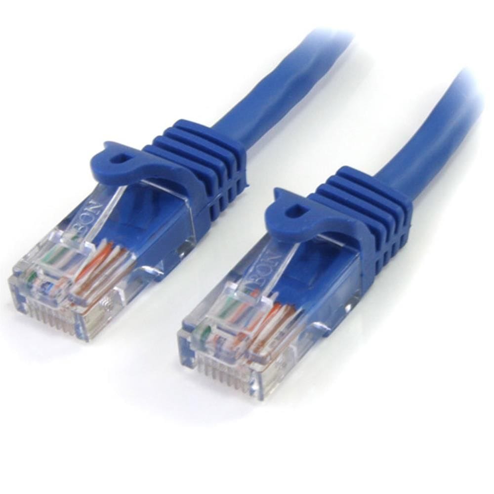 StarTech.com Ltd. 2m カテゴリー5e LANケーブル ブルー RJ45コネクタ(ツメ折れ防止カバー付き) イーサネット対応Cat5e UTPケーブル 45PAT2MBL