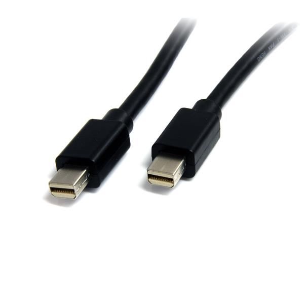 StarTech.com Ltd. Mini DisplayPort 1.2ケーブル/2m/4K60Hz/Thunderbolt 2ポート互換/21.6Gbps HBR2/mDPオス-mDPオス/ブラック/ミニディスプレイポート/モニターケーブル MDISP2M