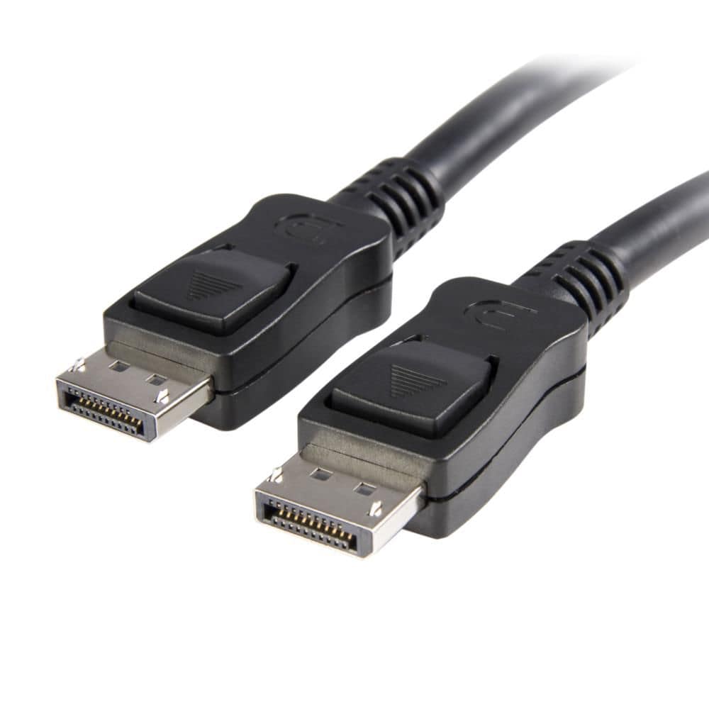 StarTech.com Ltd. 5m ラッチ付きDisplayPort 1.2 ケーブル ディスプレイポート/ DPモニターケーブル オス/オス ブラック 4K対応 DISPL5M
