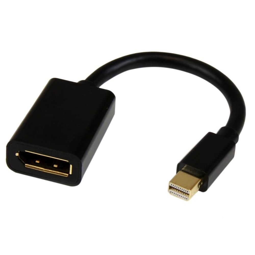 StarTech.com Ltd. Mini DisplayPort-DisplayPort 変換アダプタ/15cm/ディスプレイポート 1.2/4K60Hz/mDPオス-DPメス MDP2DPMF6IN