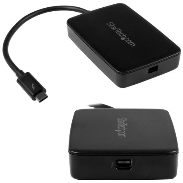 StarTech.com Ltd. Thunderbolt 3-Thunderbolt 変換アダプター/Thunderbolt 3パソコンからThunderbolt 2モニター&周辺機器への変換/Thunderbolt 1.1下位互換/Mac & Windows/サンダーボルト TBT3TBTADAP