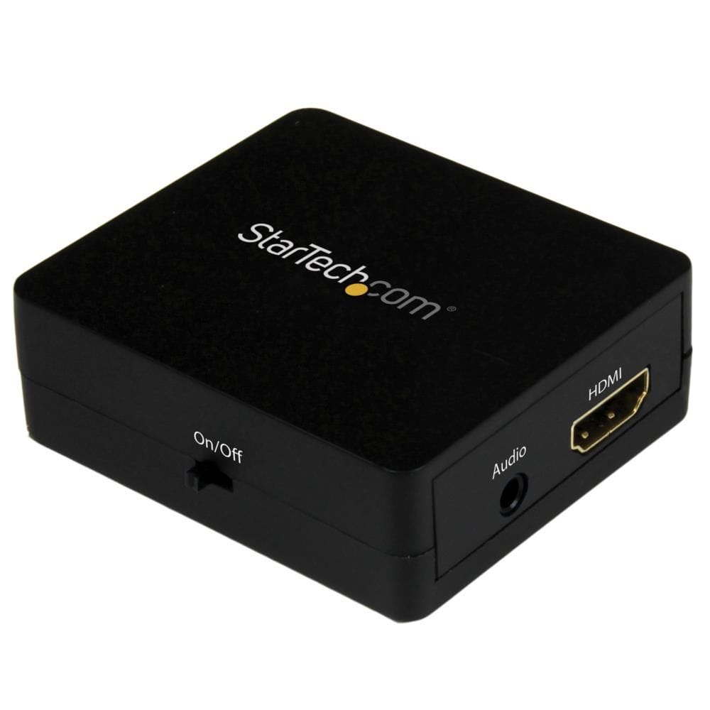 StarTech.com Ltd. HDMIデジタルオーディオ分離器 2.1チャンネル3.5mmステレオオーディオ出力対応 toslink(SPDIF)アダプタ同梱(光デジタル出力対応) 1080p HD2A