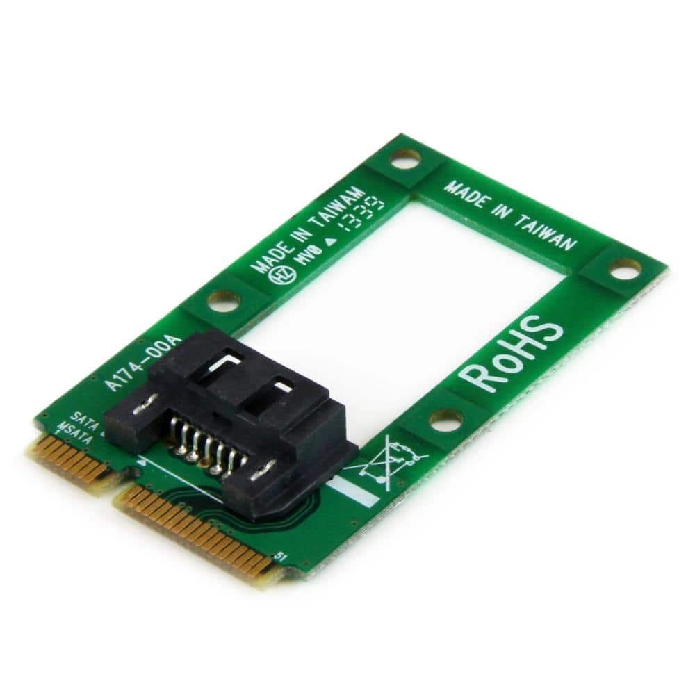 StarTech.com Ltd. mSATA - SAT変換アダプタ Mini SATA - SATAコンバータカード 2.5インチ/3.5インチHDD/SSDに対応 MSAT2SAT3