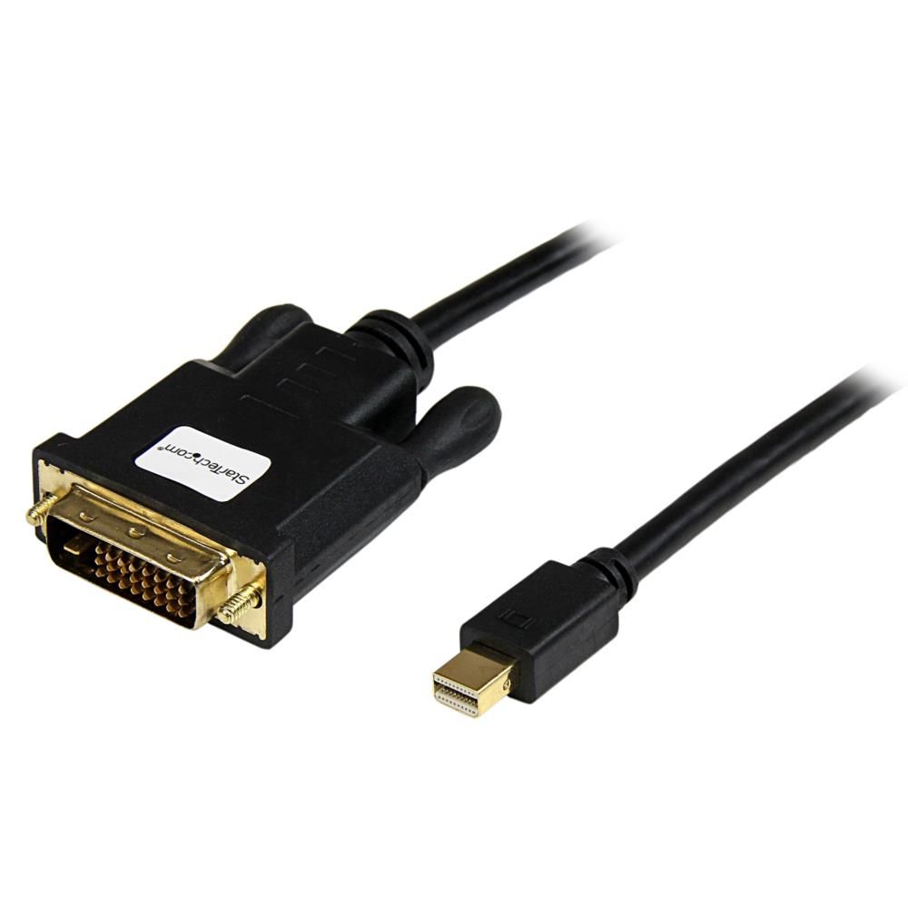 StarTech.com Ltd. Mini DisplayPort-DVI 変換ケーブル/3m/mDP 1.2-DVI-Dビデオ変換/1080p/ミニディスプレイポート-DVI シングルリンク映像コンバータ/パッシブアダプタケーブル MDP2DVIMM10B