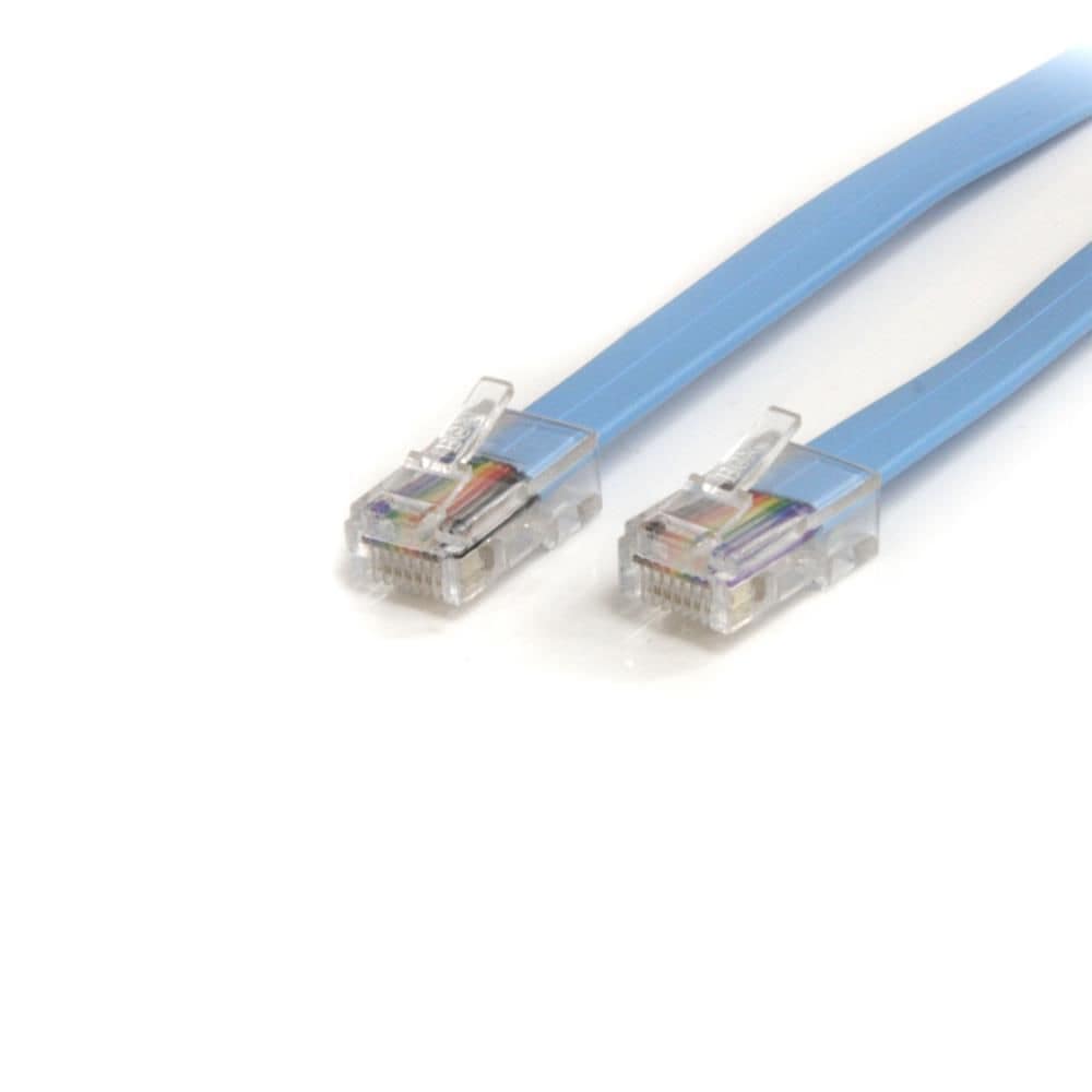 StarTech.com Ltd. 1.8m シスコCisco規格準拠コンソール/ロールオーバー ケーブル RJ45/オス - RJ45/オス ROLLOVERMM6