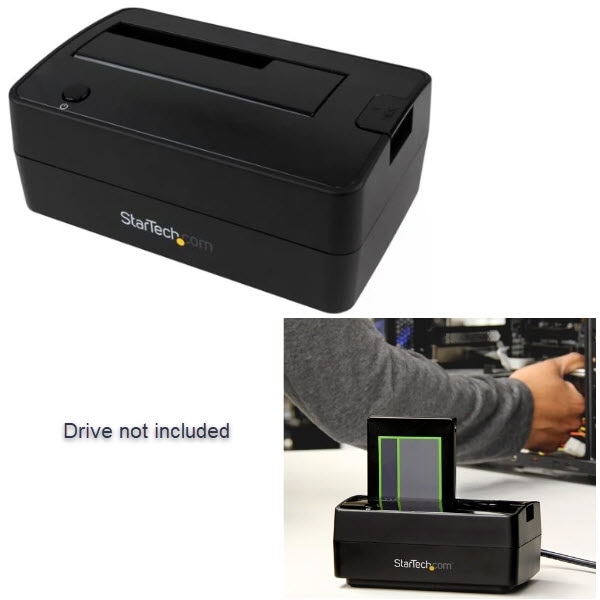 StarTech.com Ltd. HDD/SSDスタンド/USB 3.1 Type-A接続/1ベイ/2.5/3.5インチ/トップローディング/ハードドライブ ドッキングステーション/外付け ハードディスク ドック SDOCKU313