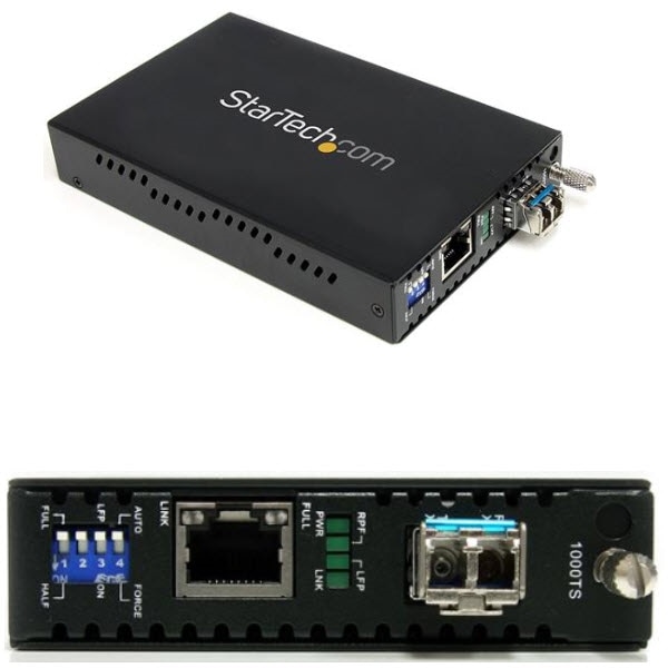 StarTech.com Ltd. ギガビットイーサネット対応光メディアコンバータ 1000BASE-T(RJ45) - 1000BASE-LX(シングルモード/ LC) 40km ET1000S40LC2