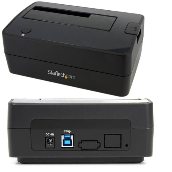 StarTech.com Ltd. HDD/SSDスタンド/USB 3.0接続/1ベイ/2.5/3.5インチ/トップローディング/ハードドライブ ドッキングステーション/外付け ハードディスク ドック SATDOCKU3S