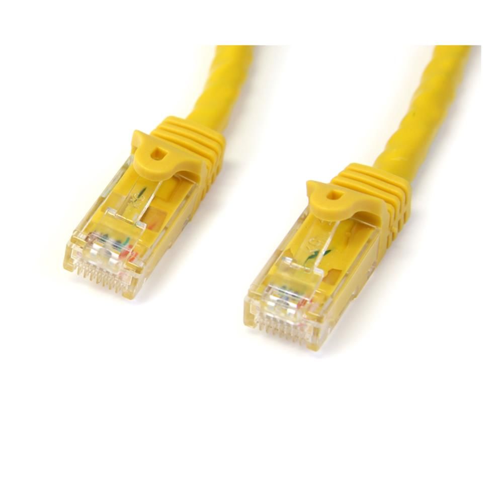 StarTech.com Ltd. 7m カテゴリー6 LANケーブル イエロー RJ45モールディングコネクタ(ツメ折れ防止カバー付き) ギガビットイーサネット対応Cat6 UTPケーブル N6PATC7MYL