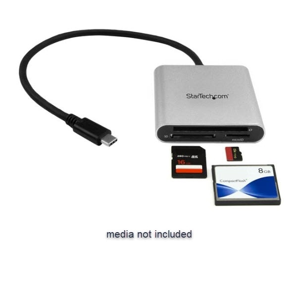StarTech.com Ltd. USB Type-Cコネクタ搭載マルチメモリーカードリーダー/ライター USB3.0(USB3.1 Gen1)対応 SD/ microSD/ CompactFlash FCREADU3C