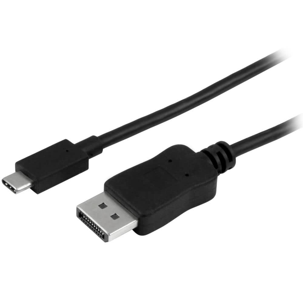 StarTech.com Ltd. USB-C - DisplayPortディスプレイ変換ケーブル USB Type-C - ディスプレイポート変換アダプタ 1.8m 4K/60Hz ブラック CDP2DPMM6B
