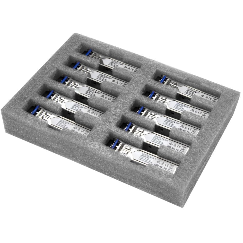 StarTech.com Ltd. SFPモジュール 10個入りパック/HPE製品J4859C互換/1000BASE-LX準拠光トランシーバ/1310nm/DDM J4859C10PKST