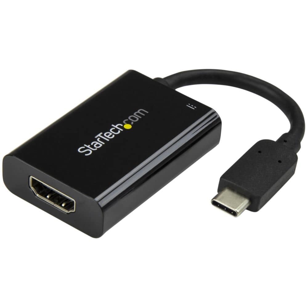 StarTech.com Ltd. USB Type-C接続HDMIディスプレイ変換アダプタ 4K/60Hz Thunderbolt 3 互換 60W USB Power Delivery CDP2HDUCP
