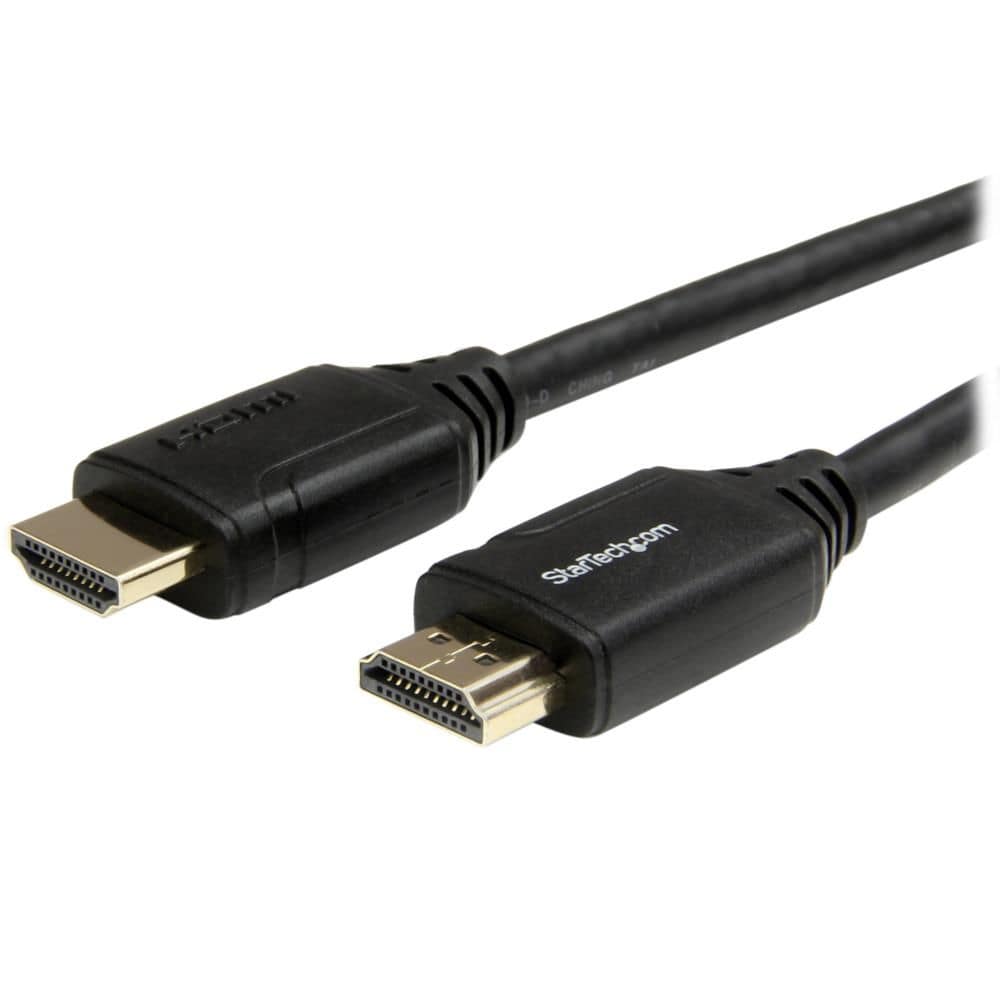StarTech.com Ltd. プレミアムハイスピード HDMIケーブル 1m/HDMI[オス]-HDMI[オス]/4K60Hz対応/イーサネット対応 HDMM1MP