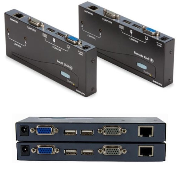 StarTech.com Ltd. Cat5/Cat6使用VGA対応KVMエクステンダー(延長器) 1024x768(150m延長時)/1280x1024(100m延長時) SV565UTPU