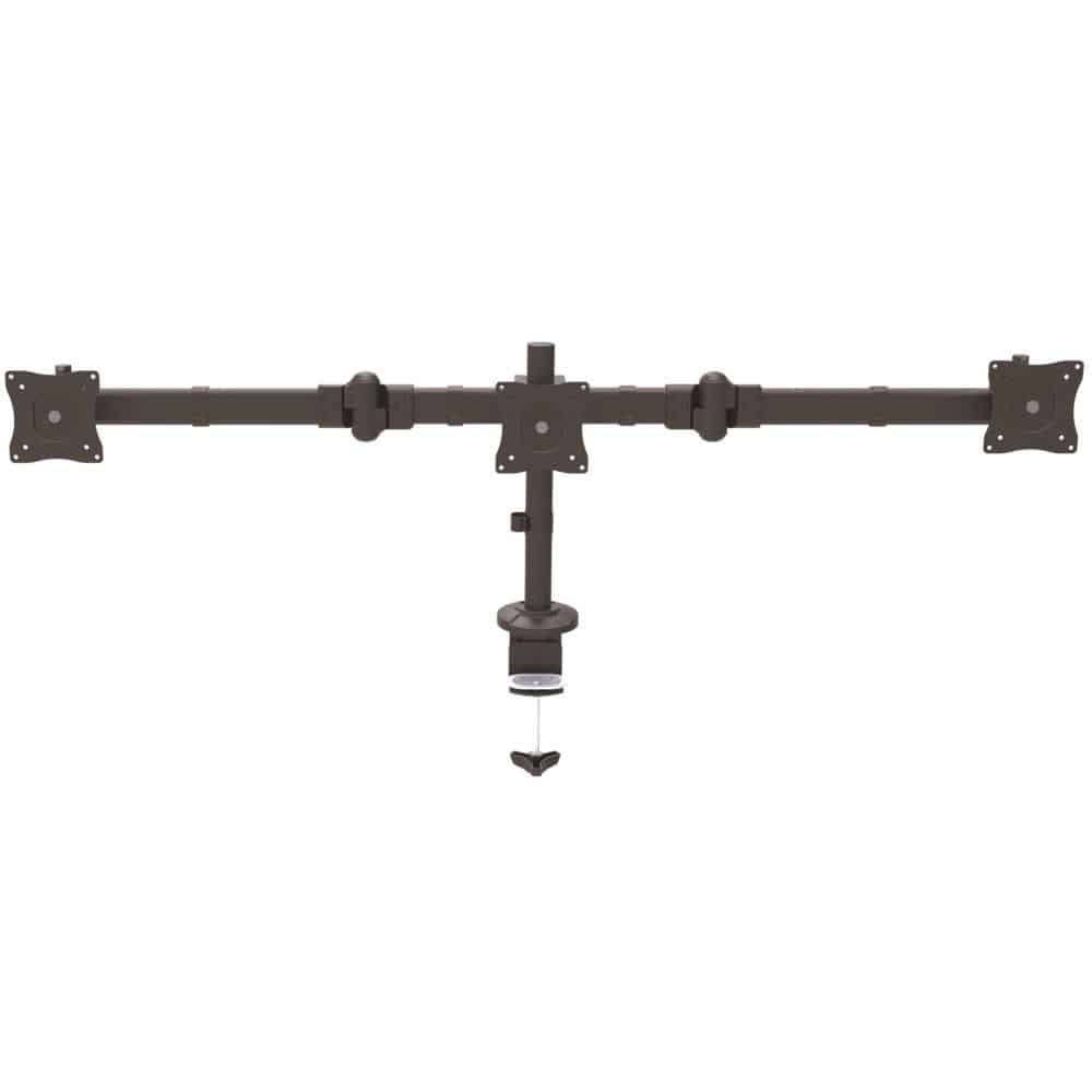 StarTech.com Ltd. モニターアーム/左右3画面/最大27インチVESA/クランプ ・グロメット 固定/多関節/高さ調節可能/上下左右回転/ディスプレイアーム ARMTRIO