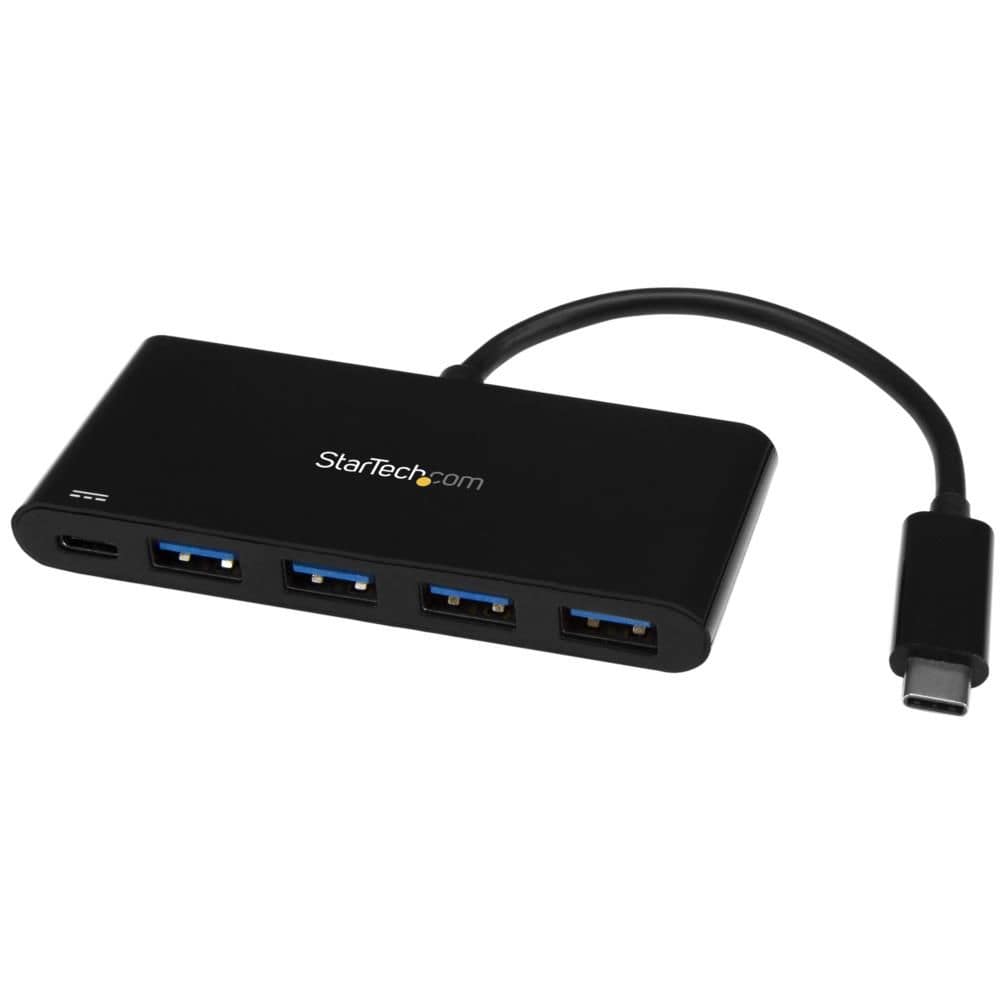 StarTech.com Ltd. 4ポート増設USB 3.0ハブ USB Type-C接続 USB-C - 4x USB-A USB給電(Power Delivery)対応 HB30C4AFPD