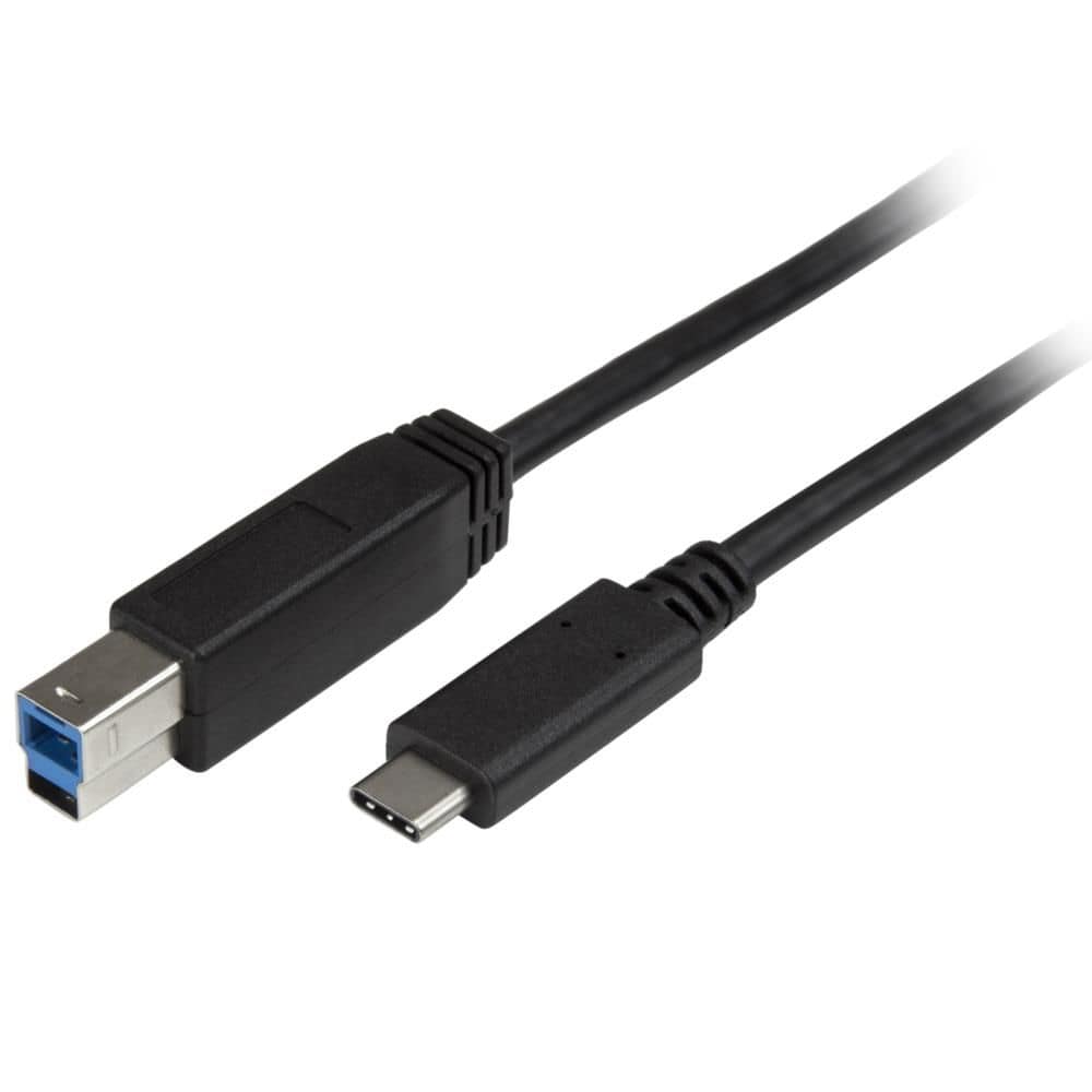 StarTech.com Ltd. USB-C-USB-B ケーブル 2m オス/オス USB 3.0(5Gbps)準拠 USB315CB2M