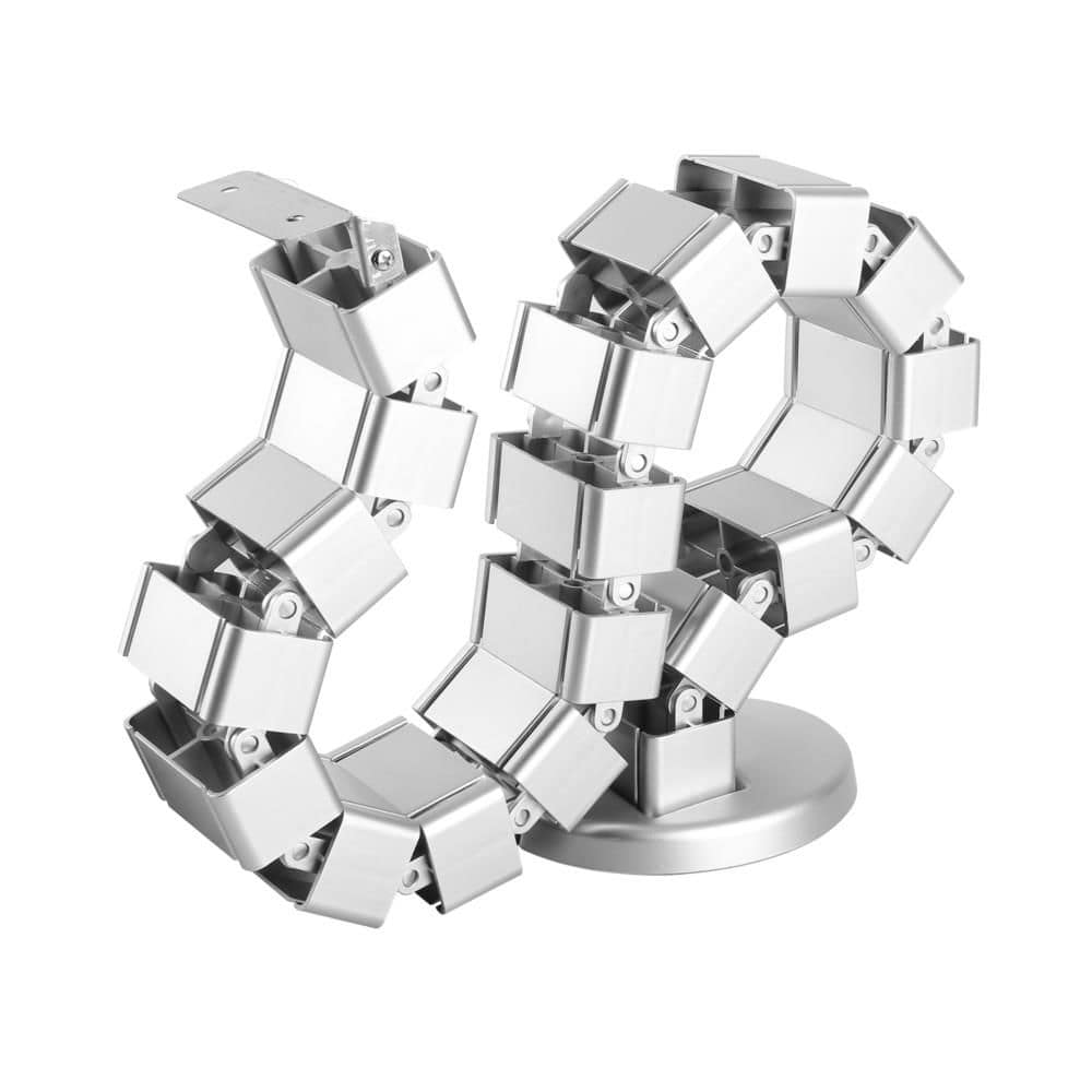 StarTech.com Ltd. ケーブル保護マネージャー おもり付きベースプレート付き 最大4本まで収納可能 CMVBMOD