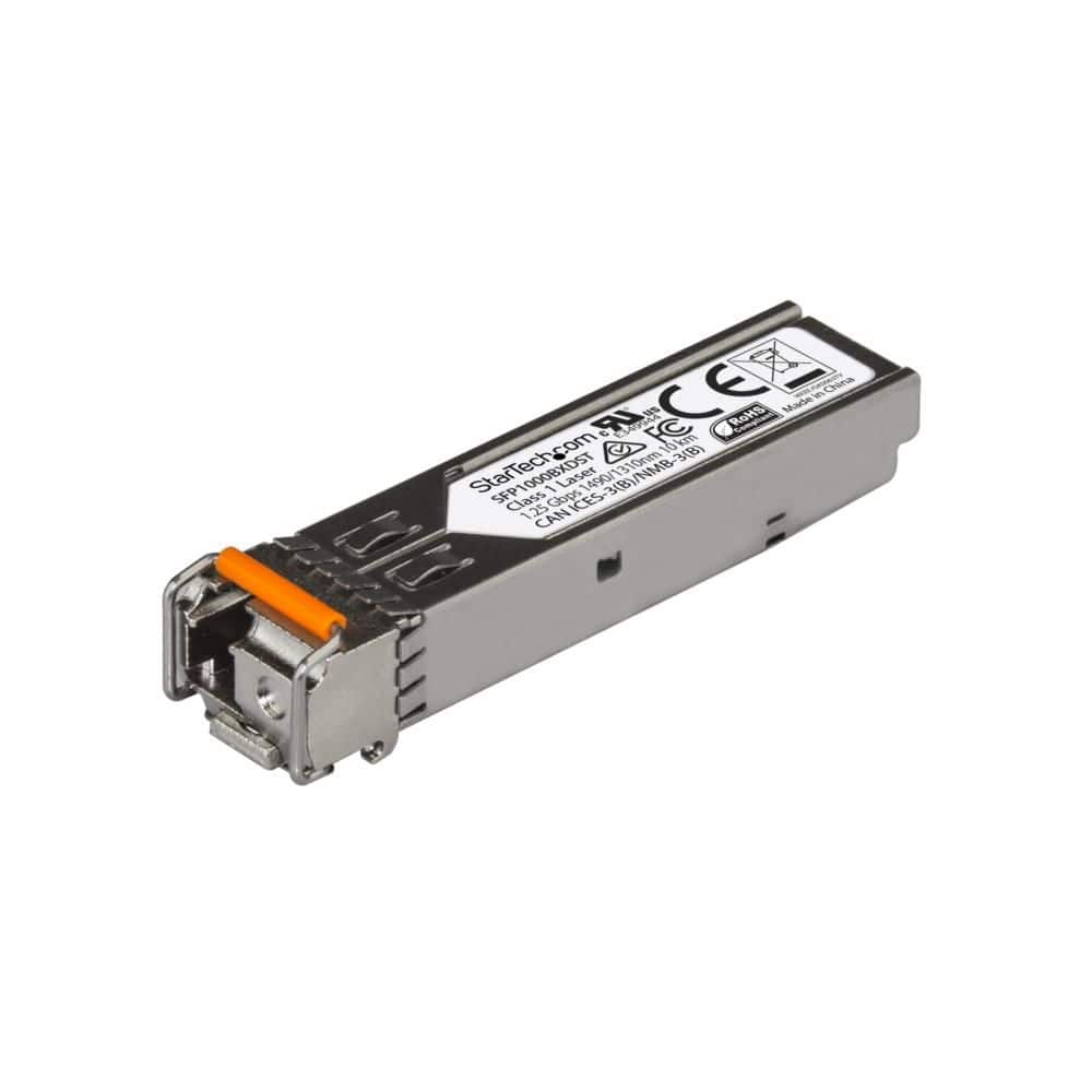 StarTech.com Ltd. SFP モジュール/MSA対応アンコード/1000BASE-BX準拠 BiDi光トランシーバ/1490nmTx 1310nmRx/DDM SFP1000BXDST