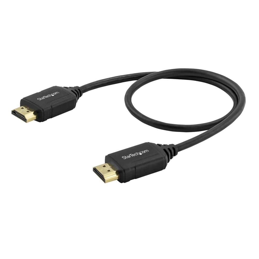 StarTech.com Ltd. プレミアムハイスピード HDMIケーブル 0.5m/HDMI[オス]-HDMI[オス]/4K60Hz対応/イーサネット対応 HDMM50CMP