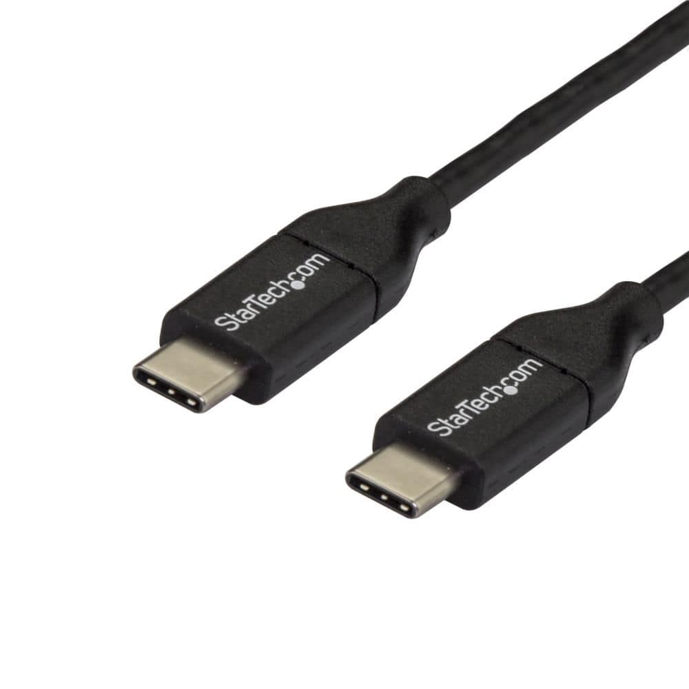 StarTech.com Ltd. USB-C-USB-C ケーブル 3m オス/オス USB 2.0準拠 最大3A 60W USB2CC3M