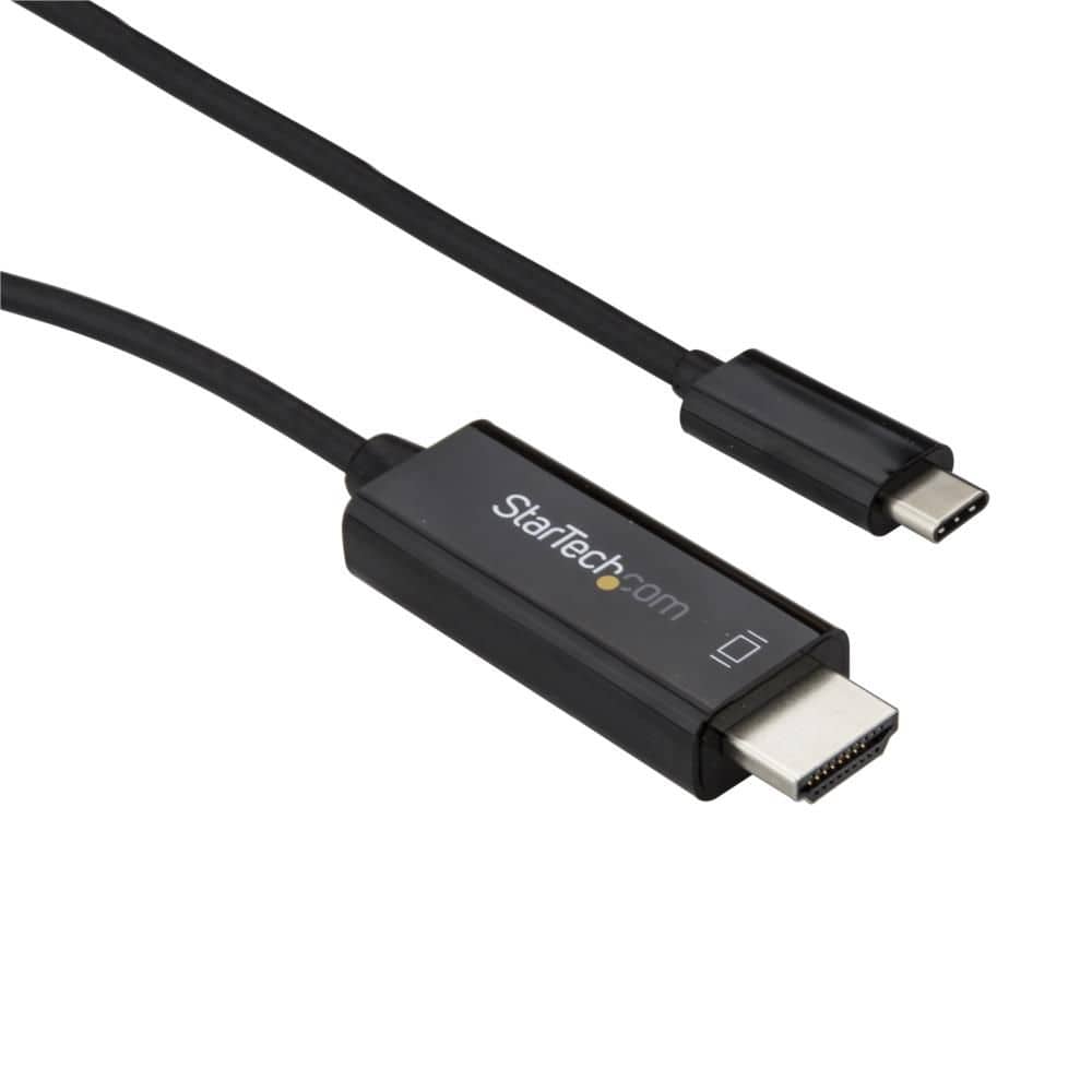 StarTech.com Ltd. USB-C-HDMI 変換ケーブル/3m/4K60Hz/USB Type-C-HDMI 2.0 ディスプレイアダプタケーブル/Thunderbolt 3 互換/DP 1.2 Altモード/HBR2対応/ブラック CDP2HD3MBNL